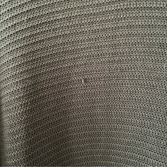 Boohoo Plus Cocoon Oversized Rib Knit Cardigan — Khaki - Picture 4 of 8